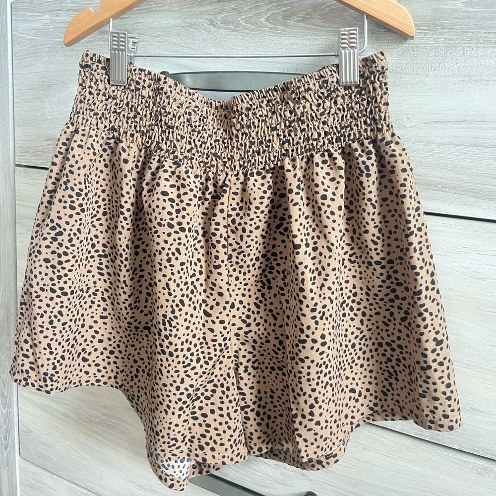 Brown and black dress shorts!